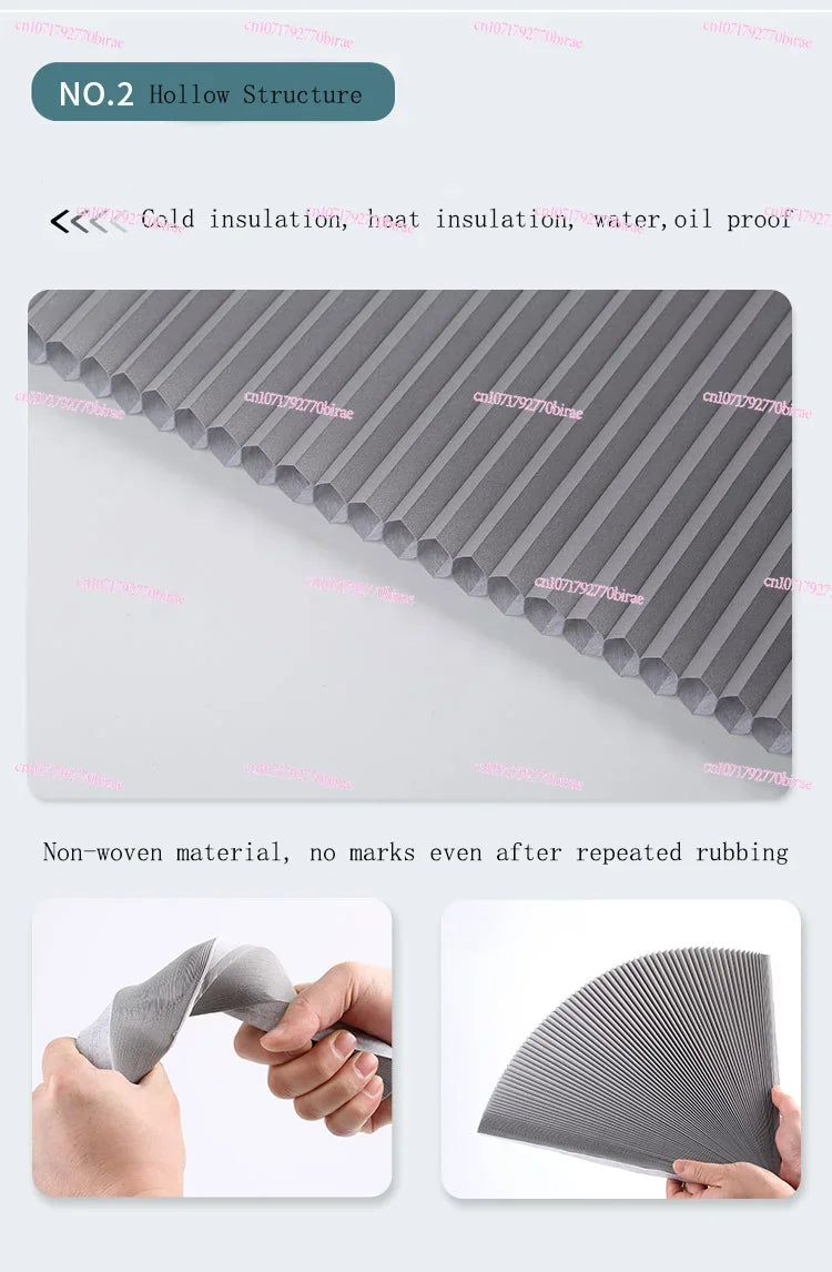 Custom Trackless Aluminum Frame Modern Honeycomb Curtain Sliding Door Darkening Privacy Resistant Washable