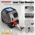 3-In-1 Laser Tape Measure Waterproof Digital