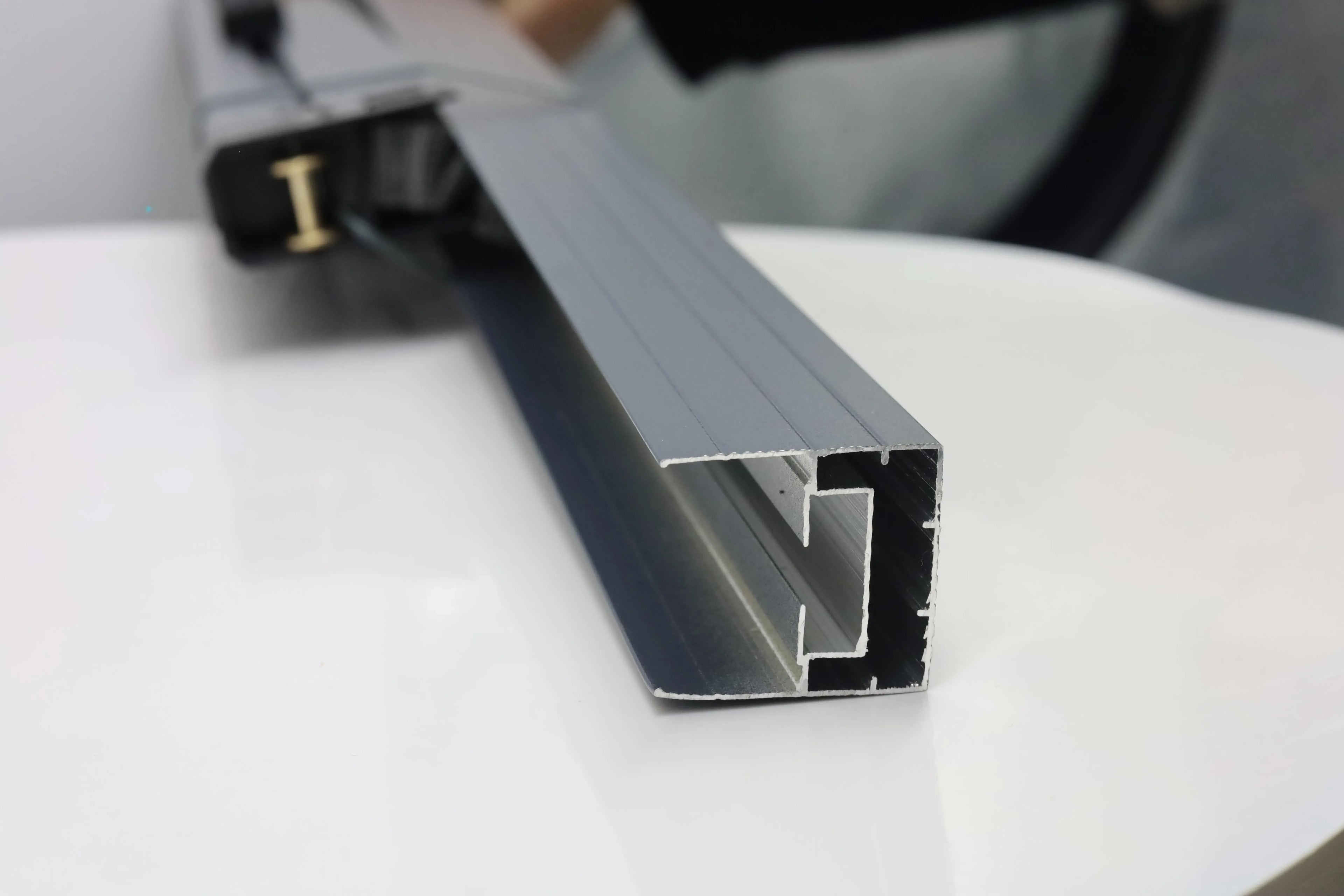Custom Trackless Aluminum Frame Modern Honeycomb Curtain Sliding Door Darkening Privacy Resistant Washable