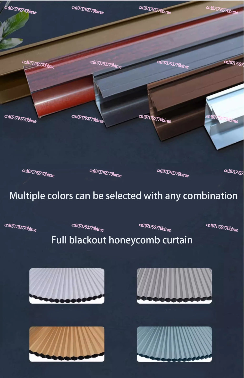 Custom Trackless Aluminum Frame Modern Honeycomb Curtain Sliding Door Darkening Privacy Resistant Washable
